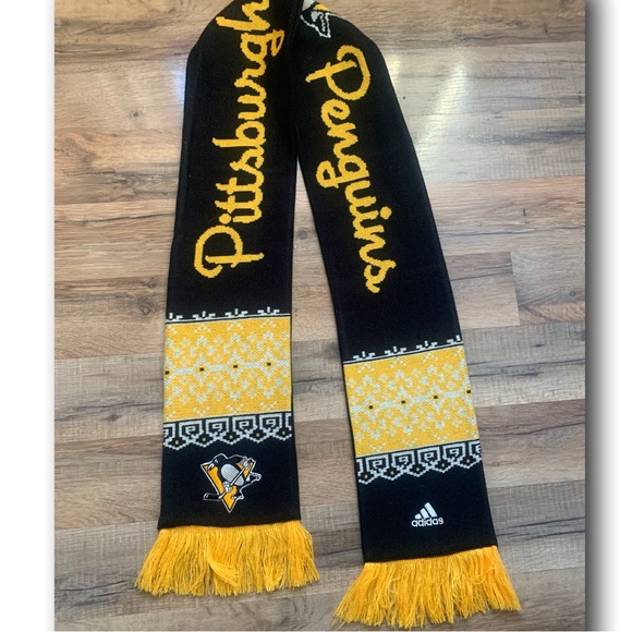 adidas Accessories - 🏒🐧 Adidas Pittsburgh Penguins Scarf Ladies Reversible
